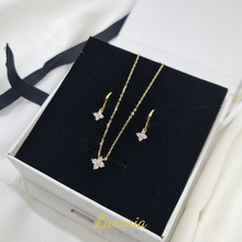 Load image into Gallery viewer, Bundle: Althea Necklace + Aria Earrings (18k Gold Vermeil)