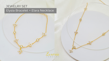 Load image into Gallery viewer, Bundle: Elara Necklace + Elysia Bracelet (18k Gold Vermeil)