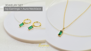 Bundle: Ivy Necklace + Aura Earrings