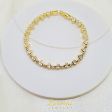 Load image into Gallery viewer, Cera Tennis Bracelet (18K Gold Vermeil)