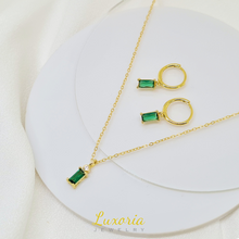 Load image into Gallery viewer, Bundle: Ivy Necklace + Aura Earrings