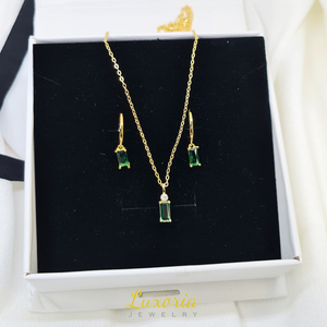 Bundle: Ivy Necklace + Aura Earrings