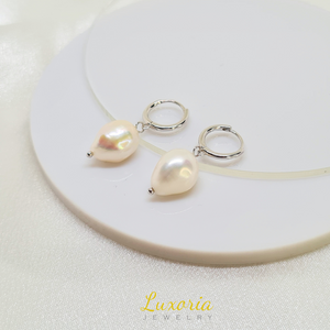 Mira Pearl Earrings (925 Sterling Silver)