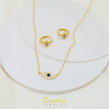 Load image into Gallery viewer, Bundle: Nova Necklace + Kaida Earrings