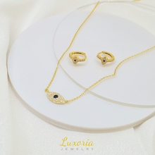 Load image into Gallery viewer, Bundle: Nova Necklace + Kaida Earrings