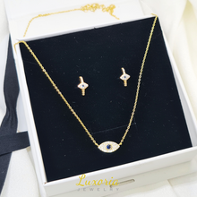 Load image into Gallery viewer, Bundle: Nova Necklace + Kaida Earrings